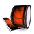 System Blue Professional Series Bass Drum Slip - Red Light Rays (Themed)