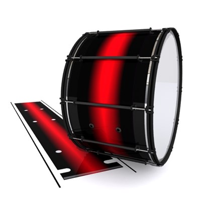 System Blue Professional Series Bass Drum Slip - Red Line Red (Red)