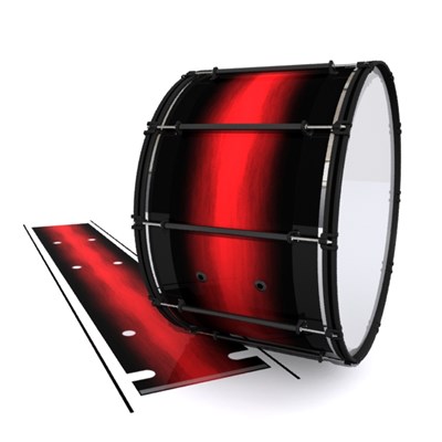 System Blue Professional Series Bass Drum Slip - Rose Stain Fade (Red)