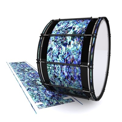 System Blue Professional Series Bass Drum Slip - Seabed Abalone (Blue) (Aqua)