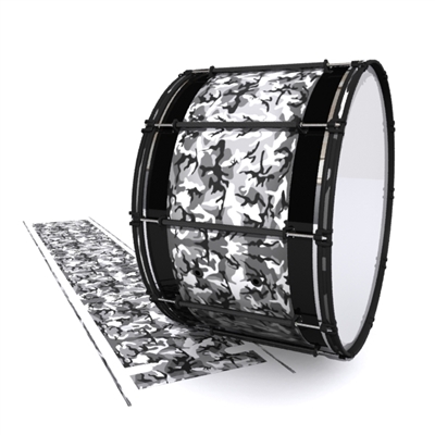 System Blue Professional Series Bass Drum Slip - Siberian Traditional Camouflage (Neutral)