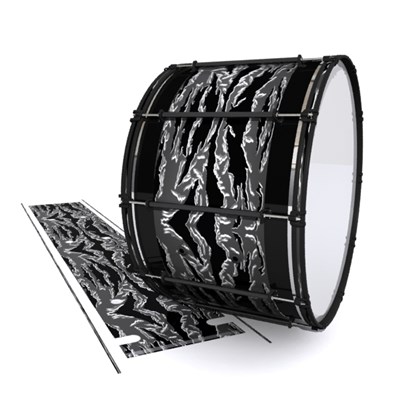 System Blue Professional Series Bass Drum Slip - Stealth Tiger Camouflage (Neutral)