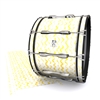System Blue Professional Series Bass Drum Slip - Wave Brush Strokes Yellow and White (Yellow)