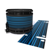 System Blue Professional Series Snare Drum Slip - Blue Horizon Stripes (Blue)