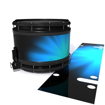 System Blue Professional Series Snare Drum Slip - Blue Light Rays (Themed)