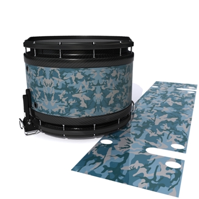 System Blue Professional Series Snare Drum Slip - Blue Slate Traditional Camouflage (Blue)