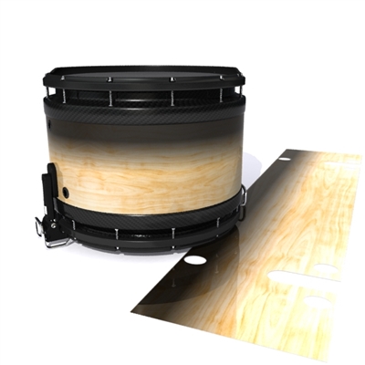 System Blue Professional Series Snare Drum Slip - Maple Woodgrain Black Fade (Neutral)
