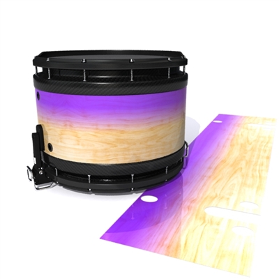 System Blue Professional Series Snare Drum Slip - Maple Woodgrain Purple Fade (Purple)