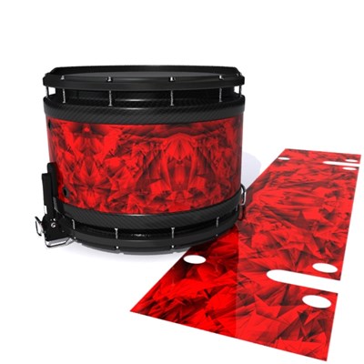 System Blue Professional Series Snare Drum Slip - Red Cosmic Glass (Red)