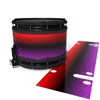 System Blue Professional Series Snare Drum Slip - Rosso Galaxy Fade (Red) (Purple)