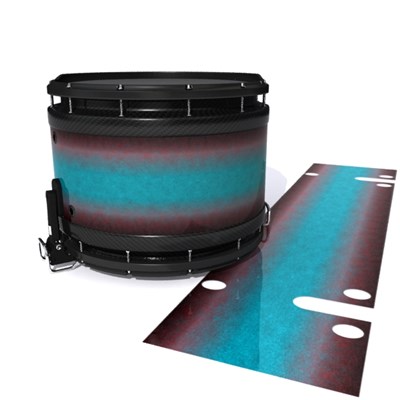 System Blue Professional Series Snare Drum Slip - Shark Attack (Aqua) (Red)