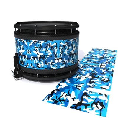System Blue Professional Series Snare Drum Slip - Sky Blue Traditional Camouflage (Blue)