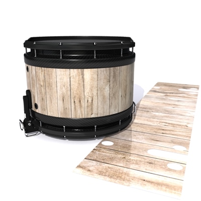 System Blue Professional Series Snare Drum Slip - Vertical Planks (Themed)