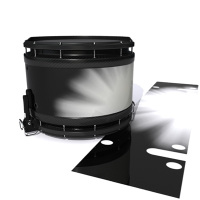 System Blue Professional Series Snare Drum Slip - White Light Rays (Themed)