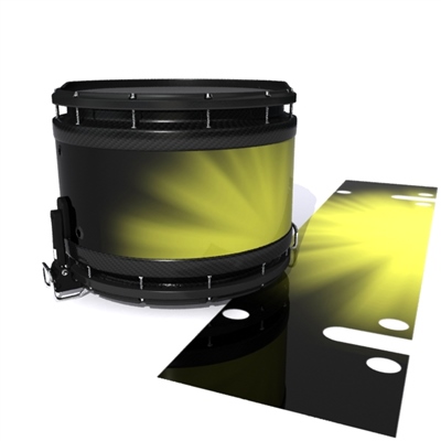 System Blue Professional Series Snare Drum Slip - Yellow Light Rays (Themed)
