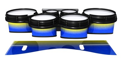 System Blue Professional Series Tenor Drum Slips - Afternoon Fade (Blue)