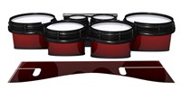 System Blue Professional Series Tenor Drum Slips - Apple Maple Fade (Red)