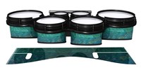 System Blue Professional Series Tenor Drum Slips - Aquamarine Blue Pearl (Aqua)