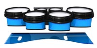 System Blue Professional Series Tenor Drum Slips - Bermuda Blue (Blue)