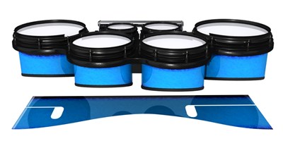 System Blue Professional Series Tenor Drum Slips - Bermuda Blue (Blue)