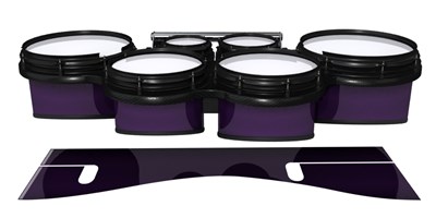 System Blue Professional Series Tenor Drum Slips - Black Cherry (Purple)