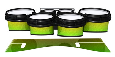 System Blue Professional Series Tenor Drum Slips - Cool Lemon Lime (Green)