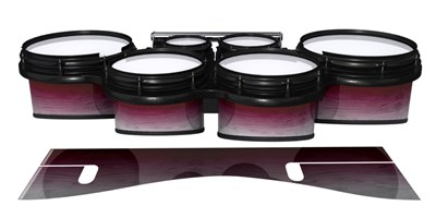 System Blue Professional Series Tenor Drum Slips - Cranberry Stain (Red)