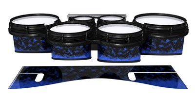 System Blue Professional Series Tenor Drum Slips - Dark Cloudy Night (Purple)