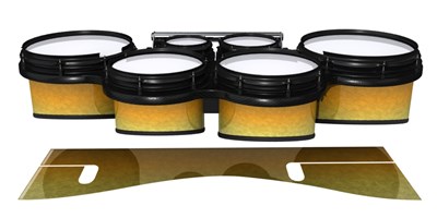 System Blue Professional Series Tenor Drum Slips - Desert Heat (Yellow)