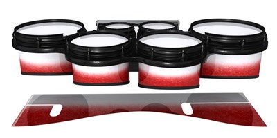 System Blue Professional Series Tenor Drum Slips - Frosty Red (Red)