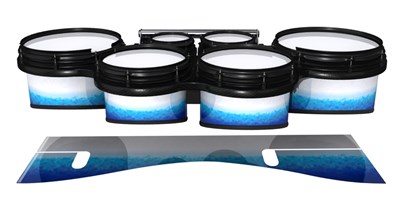 System Blue Professional Series Tenor Drum Slips - Glacier Blue (Blue)