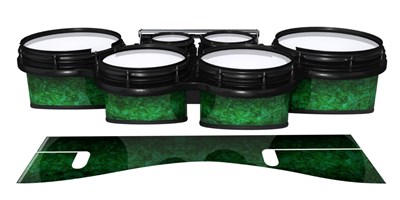 System Blue Professional Series Tenor Drum Slips - Hulk Green (Green)