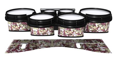 System Blue Professional Series Tenor Drum Slips - Jurassic Snow (Neutral)