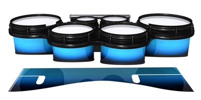 System Blue Professional Series Tenor Drum Slips - Maldive Blue (Blue)