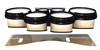 System Blue Professional Series Tenor Drum Slips - Maple Woodgrain White Fade (Neutral)