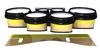 System Blue Professional Series Tenor Drum Slips - Maple Woodgrain Yellow Fade (Yellow)