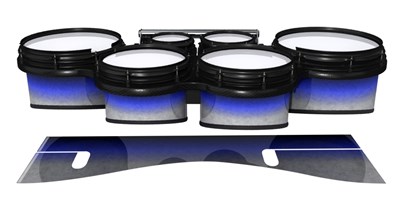 System Blue Professional Series Tenor Drum Slips - Meteorite Fade (Blue)