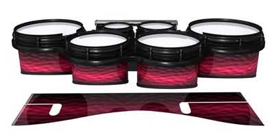 System Blue Professional Series Tenor Drum Slips - Molten Pink (Pink)