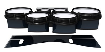 System Blue Professional Series Tenor Drum Slips - Navy Carbon Fade (Blue)