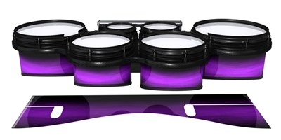 System Blue Professional Series Tenor Drum Slips - Plasma Stain Fade (Purple)