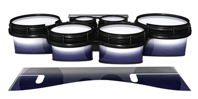 System Blue Professional Series Tenor Drum Slips - Riverside Slate (Purple)