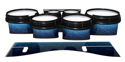 System Blue Professional Series Tenor Drum Slips - Rocky Sea (Blue)