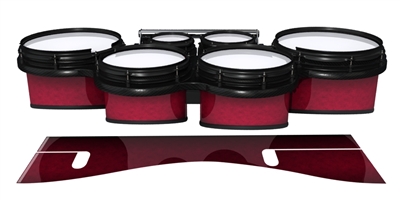 System Blue Professional Series Tenor Drum Slips - Smoke Crimson (Red)