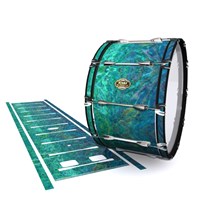 Tama Marching Bass Drum Slip - Aquamarine Blue Pearl (Aqua)