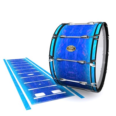 Tama Marching Bass Drum Slip - Aquatic Blue Fade (Blue)