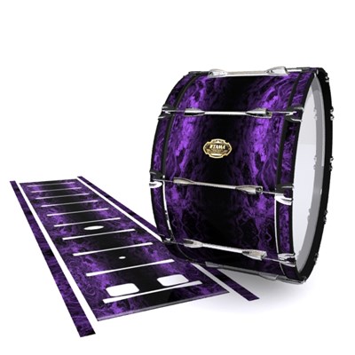 Tama Marching Bass Drum Slip - Coast GEO Marble Fade (Purple)