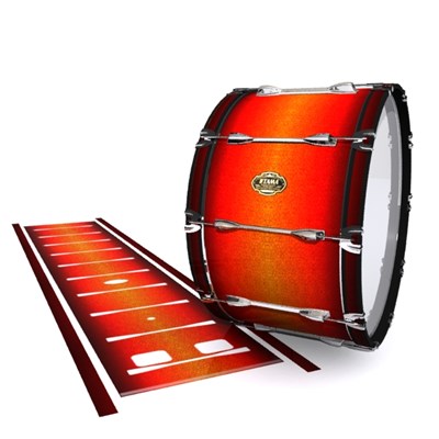 Tama Marching Bass Drum Slip - Coral Sunset (Orange)