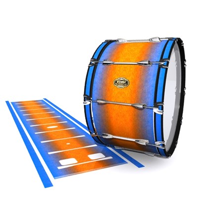 Tama Marching Bass Drum Slip - Exuma Sunset (Blue) (Orange)