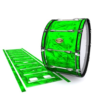 Tama Marching Bass Drum Slip - Green Cosmic Glass (Green)