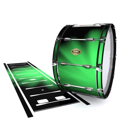 Tama Marching Bass Drum Slip - Green Light Rays (Themed)